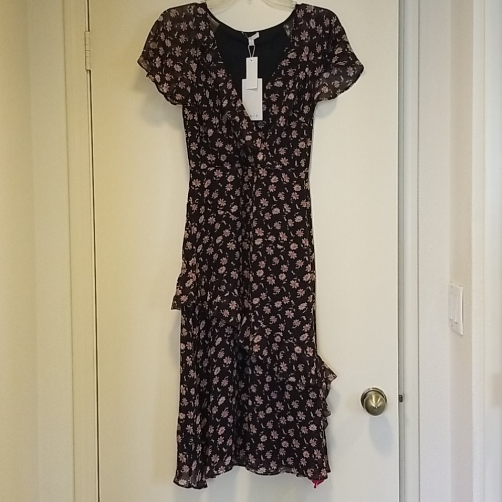 joie chiffon dress Navy Size 4